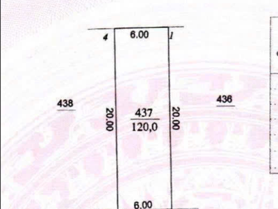 Chính chủ cần bán lô đất 120m2 . full thổ cư 1