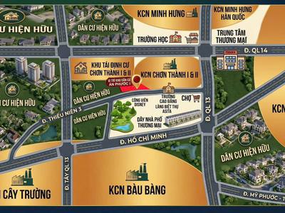 Chỉ còn 10 lô đẹp nhất dự án ngay tại kdc an phước i và kcn chơn thành i ii. 1