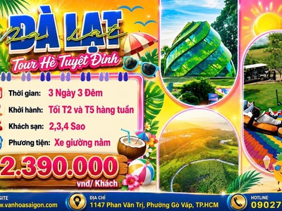 Đà Lạt 3N3Đ SGC 0