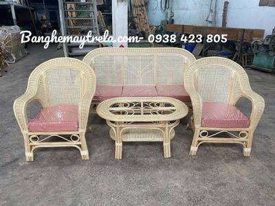 Sofa salon mây tự nhiên 1