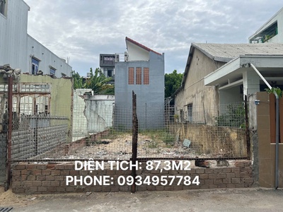 Cần bán gấp lô đất 87,3m2 gần biển Mỹ Khê cách đường Nguyễn Văn Thoại 200m - Giá 1x tỷ 1