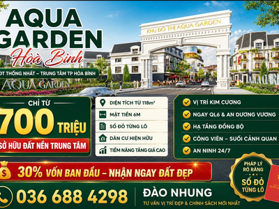 Chính chủ gửi bán Mảnh 107m2 , mặt tiền 6m . giá gần 2 tỷ . vị trí ngay trung tâm Chăm Mát- Phường 0