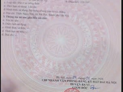 Bán mảnh đất 115m2 tại ba vì, hà nội 0