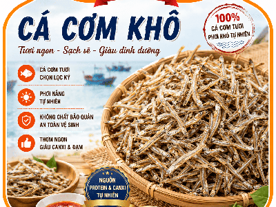 Cá Cơm Rim - HAO CƠM Cực Phẩm Ngày Mưa 0