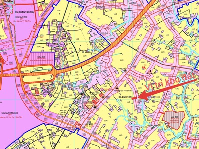Bán lô đất lúa chuyển thổ xã vàm cỏ gần quốc lộ 50b giá 3,1 tỷ 1