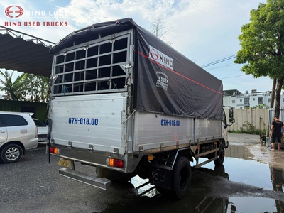 Xe Tải Hino 5 Tấn Mui Bạt Cũ - Hino XZU342 Thùng Bạt Bửng Nhôm 2021 2