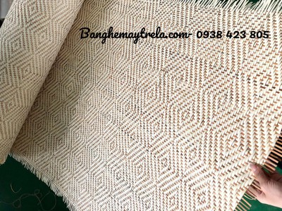 Tấm mây tự nhiên đan kín hình trám 1
