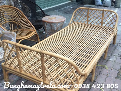 Giường mây tự nhiên 1