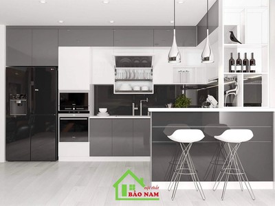 Tủ Bếp Cao Cấp Đẹp, Sang Trọng Mẫu Hiện Đại Cho Nhà Phố, Biệt Thự 0