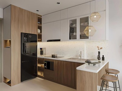Tủ Bếp Cao Cấp Đẹp, Sang Trọng Mẫu Hiện Đại Cho Nhà Phố, Biệt Thự 7