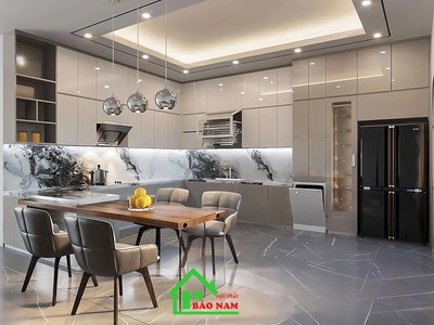 Tủ Bếp Cao Cấp Đẹp, Sang Trọng Mẫu Hiện Đại Cho Nhà Phố, Biệt Thự 2