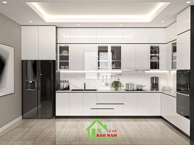 Tủ Bếp Cao Cấp Đẹp, Sang Trọng Mẫu Hiện Đại Cho Nhà Phố, Biệt Thự 3
