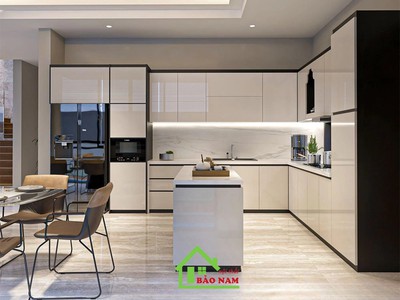 Tủ Bếp Cao Cấp Đẹp, Sang Trọng Mẫu Hiện Đại Cho Nhà Phố, Biệt Thự 6