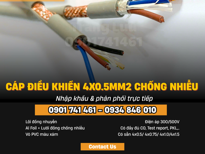 Cáp Altek Kabel 4x0.5 chống nhiễu sẵn hàng Thanh Hóa, Nghệ An, Hà Tĩnh, Quảng Trị 0