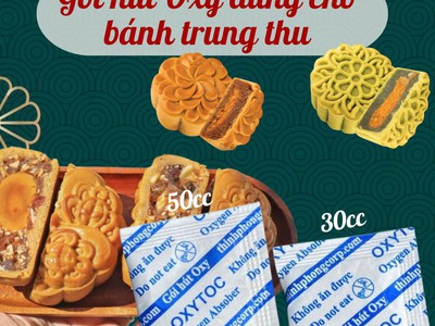 Cách sử dụng Gói hút oxy oxytoc cho bánh trung thu 0
