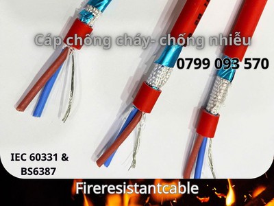 Cáp tín hiệu chống cháy 2x 1.5mm2 giá bán tại đaklak, hải phòng, hải dương 1