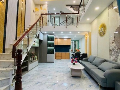 Bán nhà hẻm 4m phan huy ích - ngay emart phan huy ích, 5x12,5m, 4 tâng -4pn, 5,95 tỷ. 0