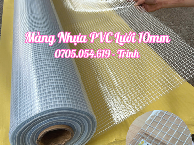 Nhựa PVC lưới 10mm hàng sẵn giá tốt, giao hàng nhanh 0