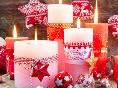 Nến Decor Noel Đẹp Giúp Không Gian Thêm Ấm Áp 0