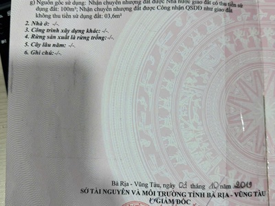Bán 2 lô đất đẹp liền kề trung tâm long điền sổ riêng 4