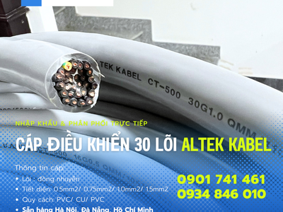 Phân phối cáp điều khiển Altek Kabel 30x0.5/ 30x0.75/ 30x1/ 30x1.5 tại Hà Nội 2