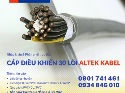 Phân phối cáp điều khiển Altek Kabel 30x0.5/ 30x0.75/ 30x1/ 30x1.5 tại Hà Nội 3