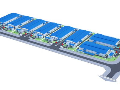 Cho thuê 8 nhà xưởng đang xây dựng tại KCN CHÂU ĐỨC BÀ RỊA VŨNG TÀU 3.320m 1
