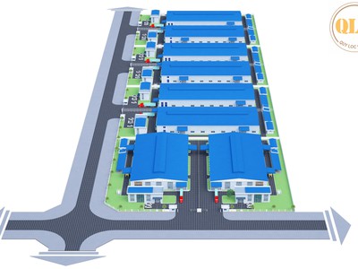 Cho thuê 8 nhà xưởng đang xây dựng tại KCN CHÂU ĐỨC BÀ RỊA VŨNG TÀU 3.320m 3