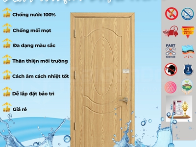 Cửa Composite - Chống nước 100 0