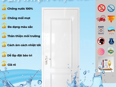 Cửa Composite - Chống nước 100 1