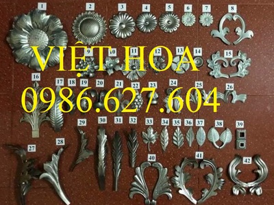 Buôn bán hoa văn, chi tiết sắt mỹ thuật 3