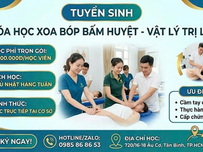 Khóa học xoa bóp bấm huyệt 0