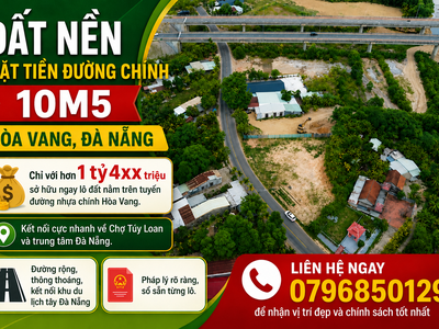Đất nền Đà Nẵng, Mặt tiền QL14G GIÁ CHỈ TỪ 1TỶ4XX 0
