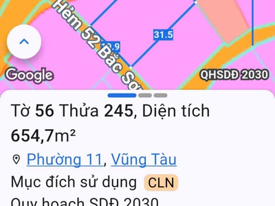 Hot chính chủ cần bán gấp lô đất đẹp vũng tàu - giá chỉ 1,3 tỷ 2