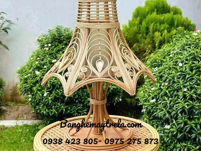 Đèn ngủ mây tre đan 9