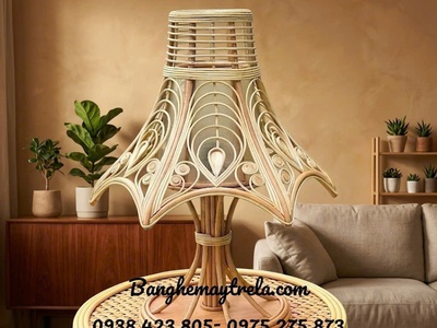 Đèn ngủ mây tre đan 2