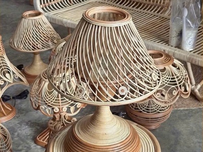 Đèn ngủ mây tre đan 7