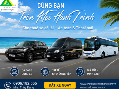 Cho Thuê Xe Có Lái Từ 4 45 Chỗ, Uy Tín, Giá Tốt, Chuyên Nghiệp 0