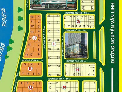 Bán đất biệt thự Sadeco Ven Sông Phường Tân Phong, Q7, DT 12,5m x 18m lô Q6 giá 160tr/m2 0