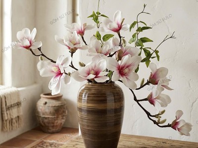 Những Mẫu Bình Cắm Hoa Mộc Lan Đẹp Được Ưa Chuộng Tại TP.HCM  Gốm Sứ FULO 3