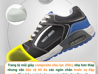Safety Jogger Raptor S1P SRC - Giải pháp an toàn cho người lao động 3