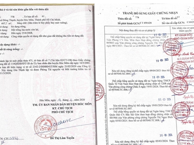 Bán gấp đất thổ cư 607m đông thạnh, hóc môn, sổ đỏ 23 tỷ. lh: 0907983211 3