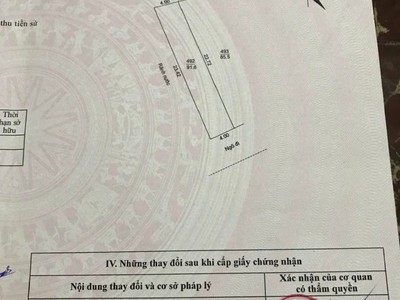 Bán đất mặt ngõ 381 Ngô Quyền, ph Tân Bình, TP Hải Dương, 91.8m2, mt 4m, đường oto thông, 2.x tỷ 2