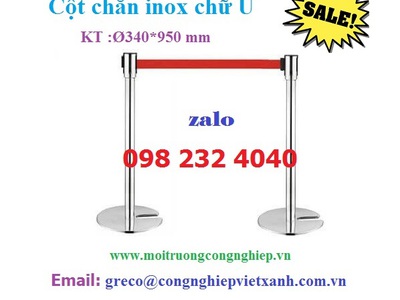 Cột chắn inox dây kéo và cột chắn dây nhung   Nên chọn loại nào 0