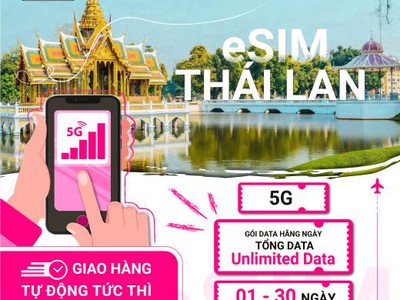 ESIM Thái Lan nhà mạng True 5G 0