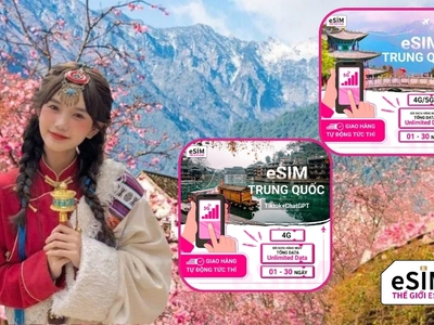 ESIM Trung Quốc dùng được Tiktok 0