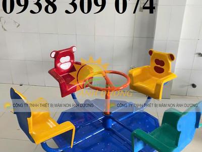 Đu quay trẻ em mầm non, mâm xoay trẻ em mầm non giá rẻ 3