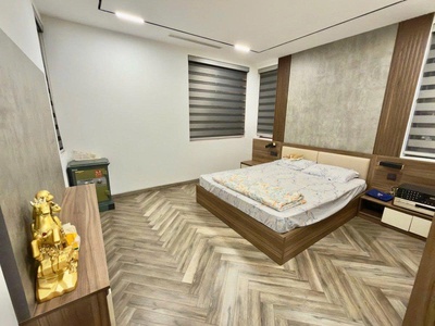 Bán biệt thự đơn lập 4 tầng đẹp An Phú KĐT Dương Nội, 208m2, mặt tiền 28m, lô góc, thang máy, giá 59 4