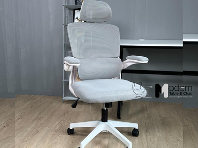Ghế lưới học sinh cấp 2 tay gập có tựa đầu CM4518-M tại HCM 2