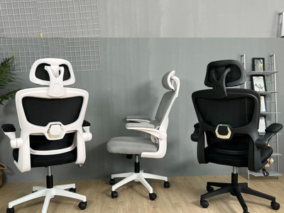 Ghế lưới học sinh cấp 2 tay gập có tựa đầu CM4518-M tại HCM 3